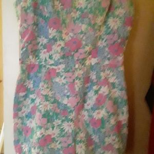 Skort one piece romper